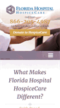Mobile Screenshot of floridahospitalhospice.org